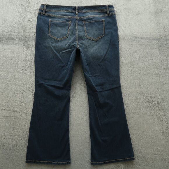 Torrid Jeans Women's Size 20R Blue Mid-Rise Luxe Slim Boot Denim 30" Inseam - Picture 11 of 16